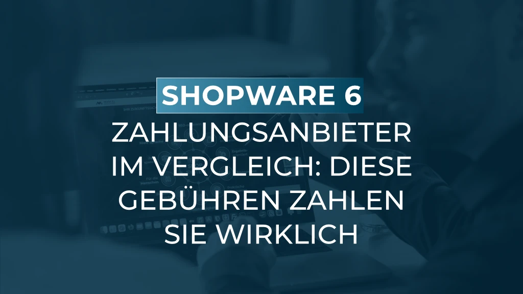 Zahlungsanbieter für Shopware 6: Gebühren, Kriterien, Empfehlung