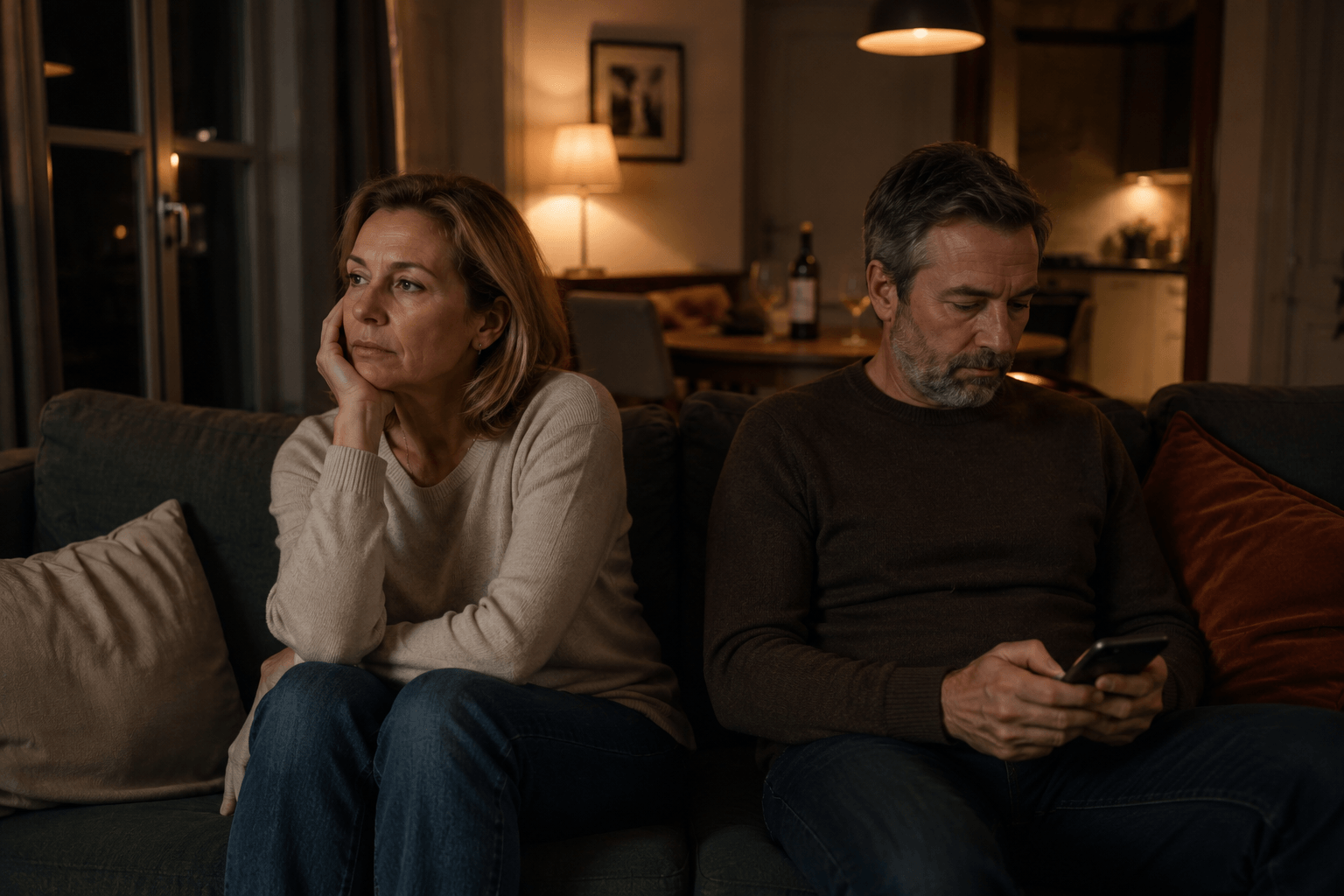 negative Gedanken über den Partner