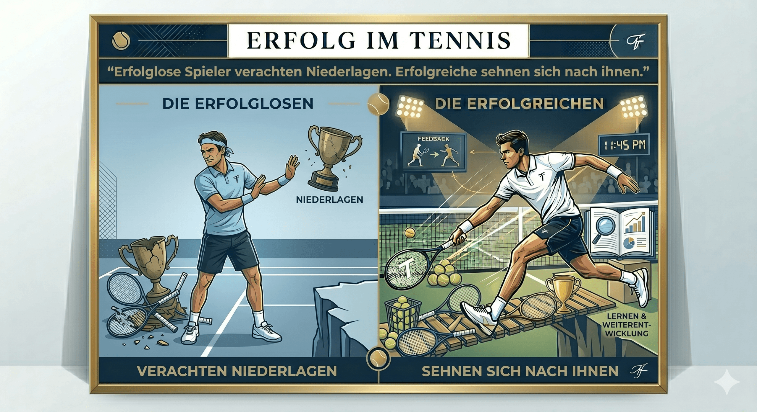 Tennis Mentale Staerke Infografik
