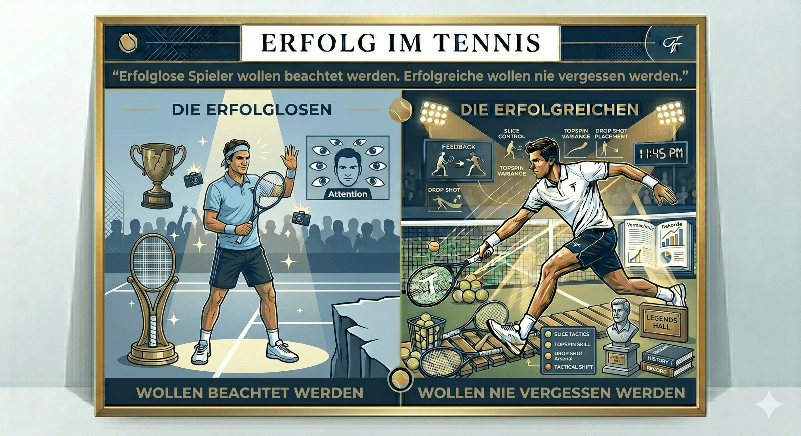 Tennis Mentaltraining Mindset Infografik