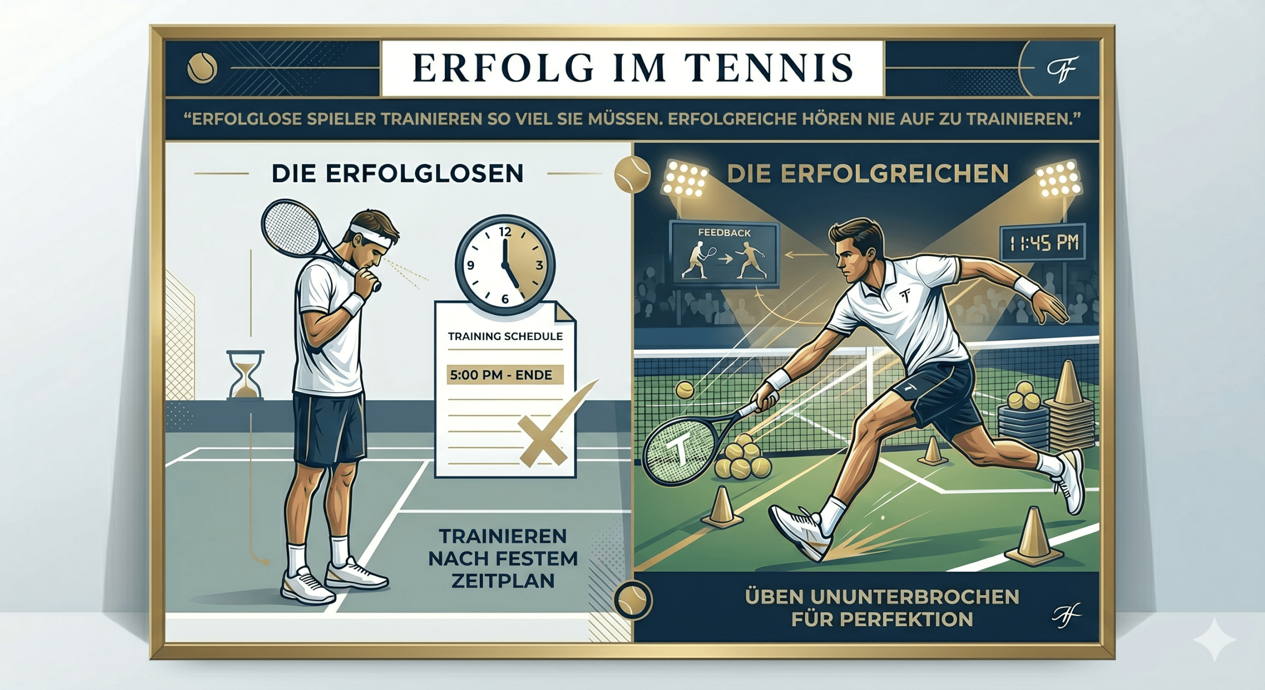 Tennis Siegermentalitaet Infografik