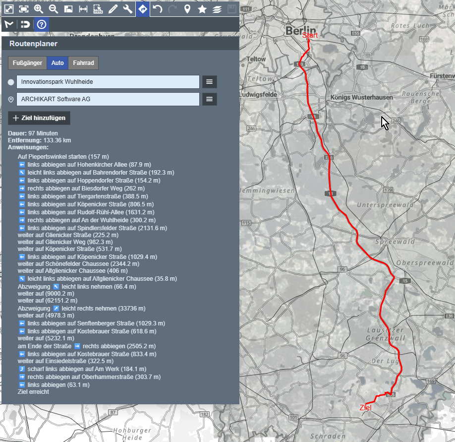 ARCHIKART Karthago Navigation LH Berlin