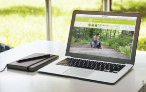 Webdesign des Webauftritts einer Tierheilpraktikerin