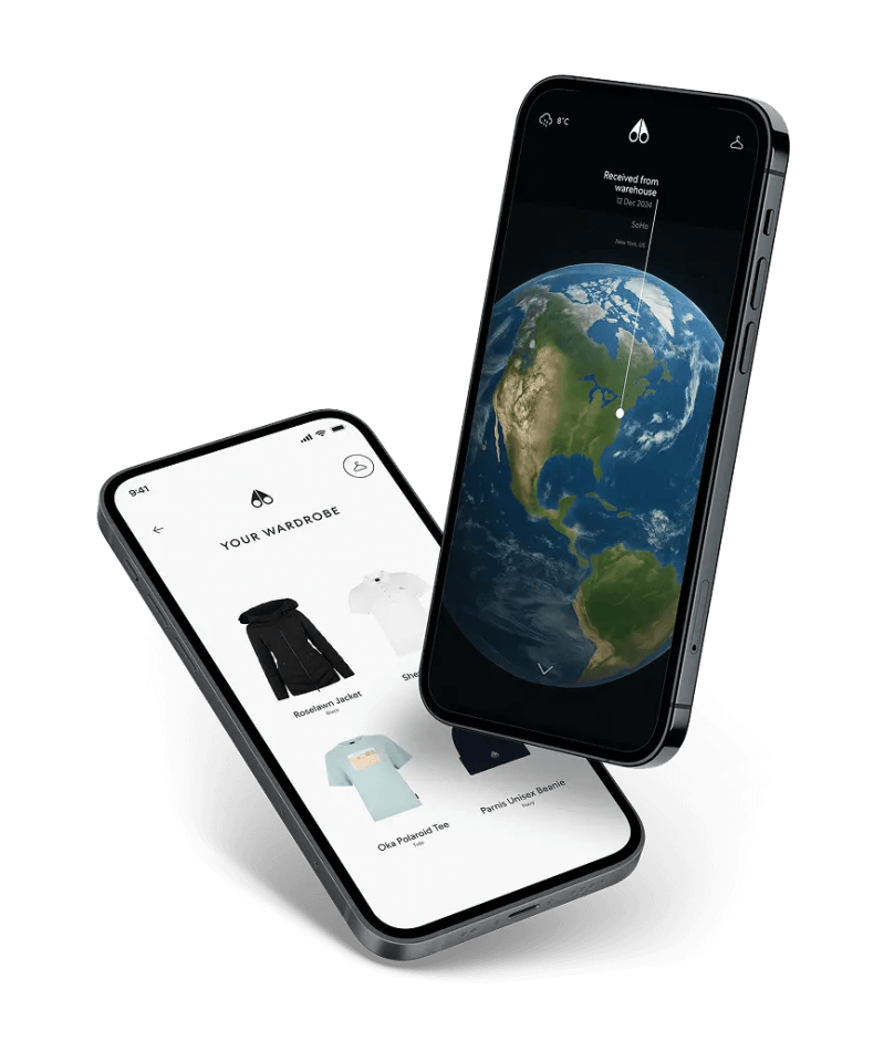 Moose Knuckles dekoGraphics x r pac Digital Product Passport DPP in Textiles with heat transfers 9