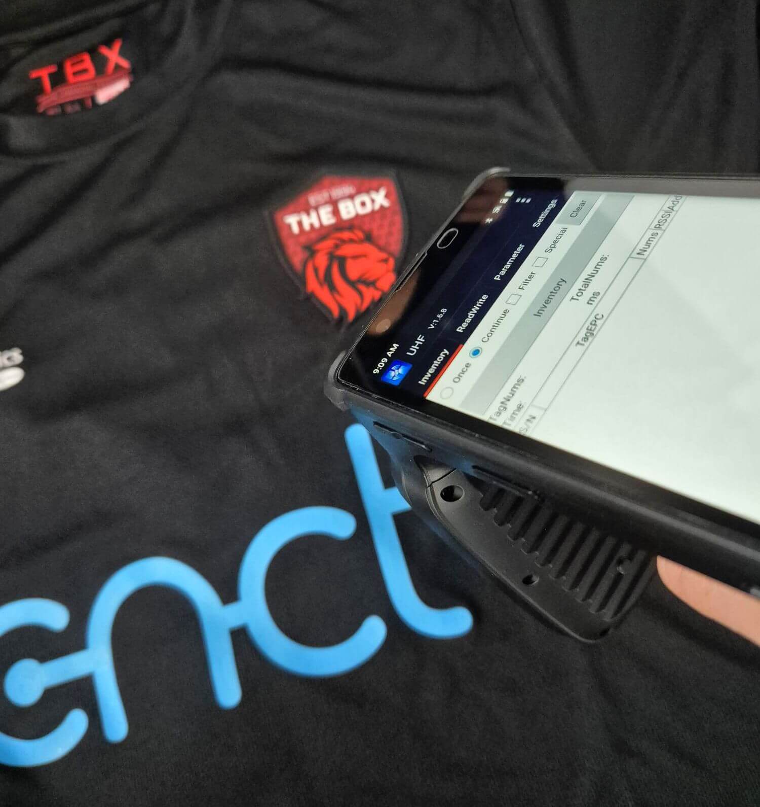 RFID Textiles dekoGraphics x r pac CNCT