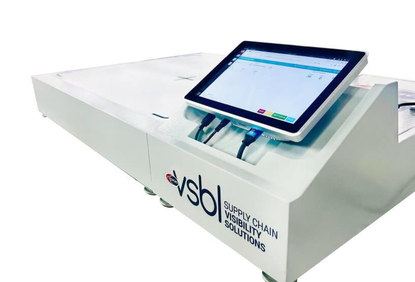 Tabletop RFID Validation Station dekoGraphics x r pac CNCT