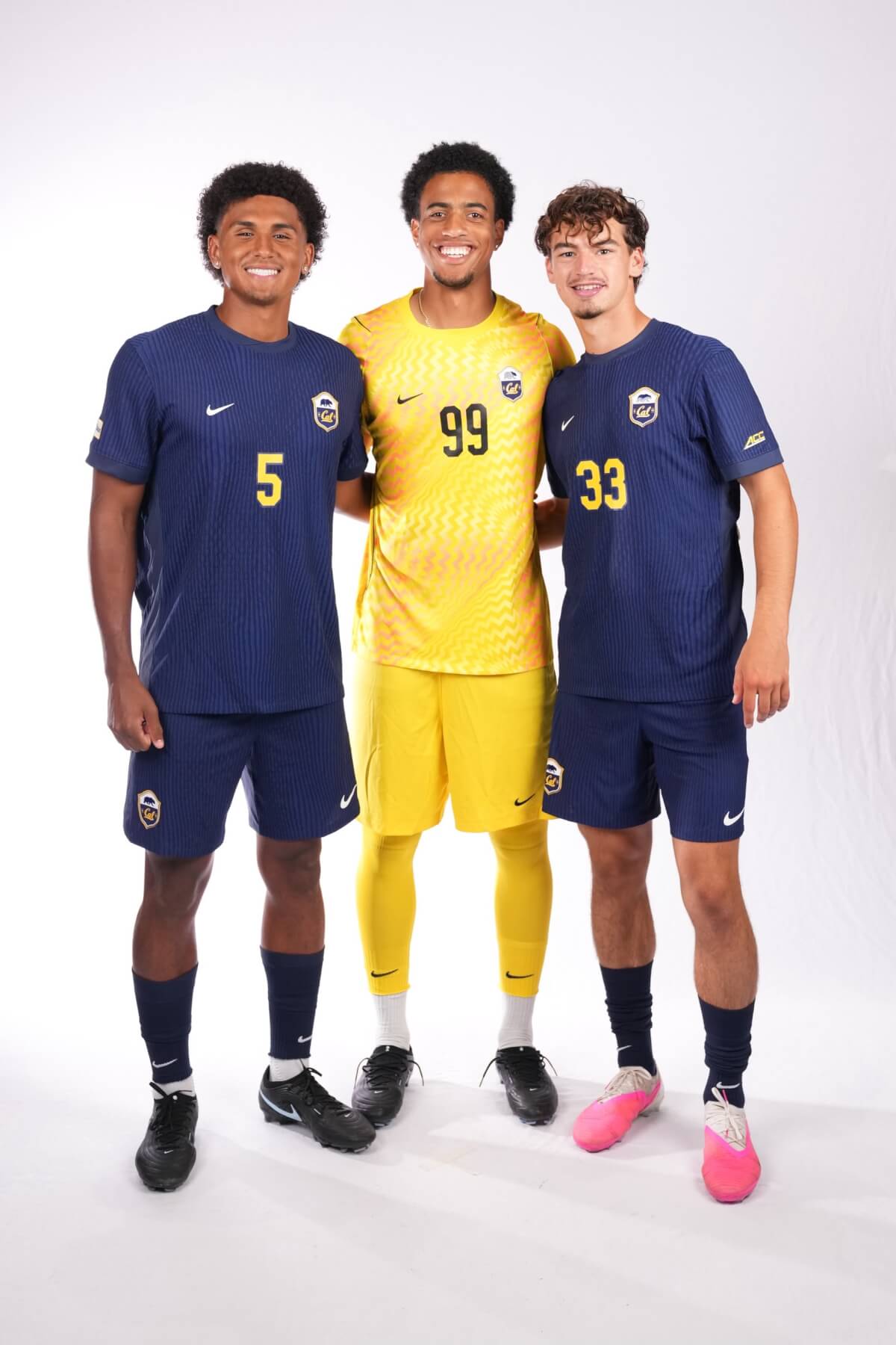 Berkley Soccer Players in 2026 Jerseys with Logos by dekoGraphics