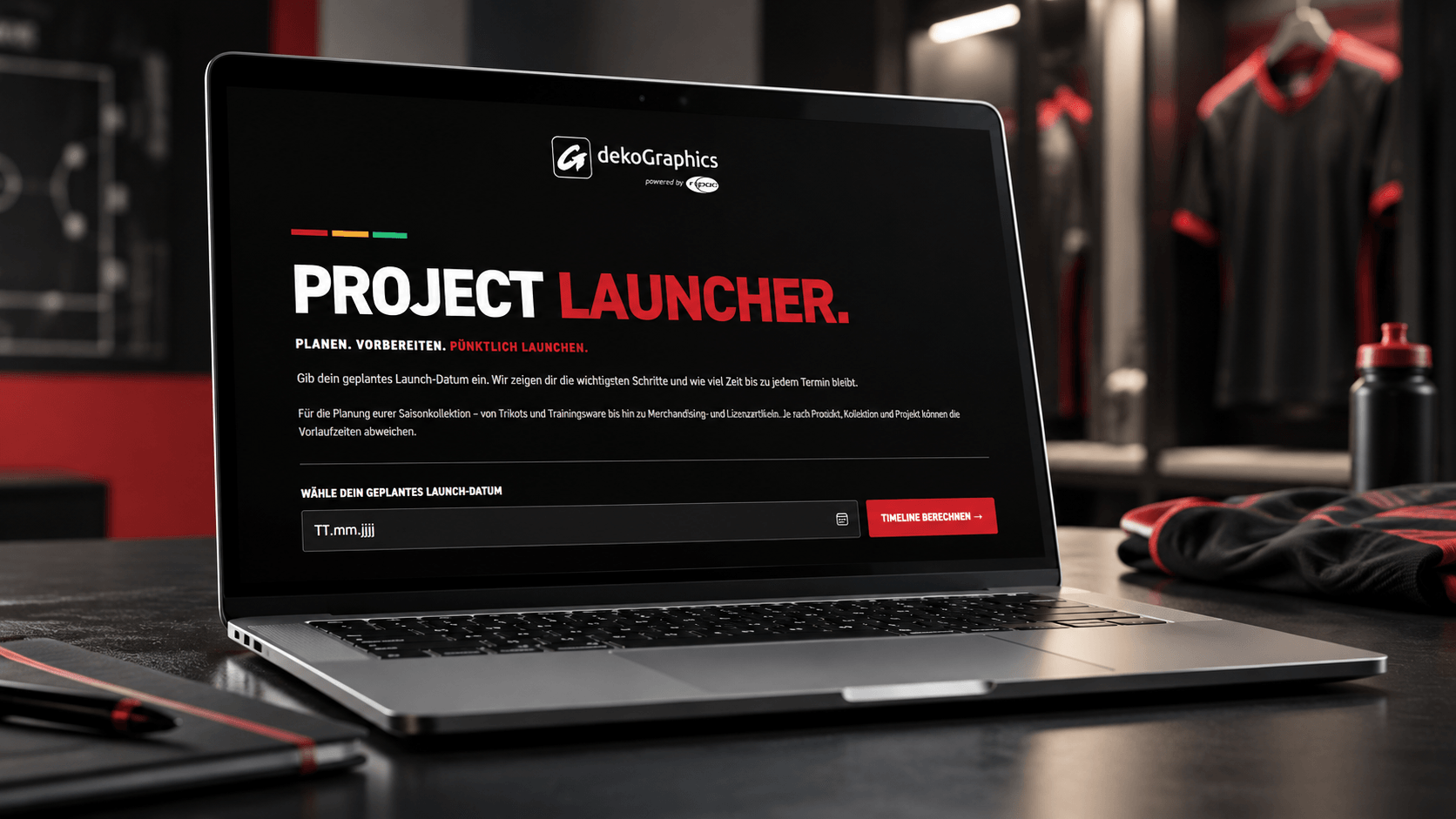 Project Launcher Header