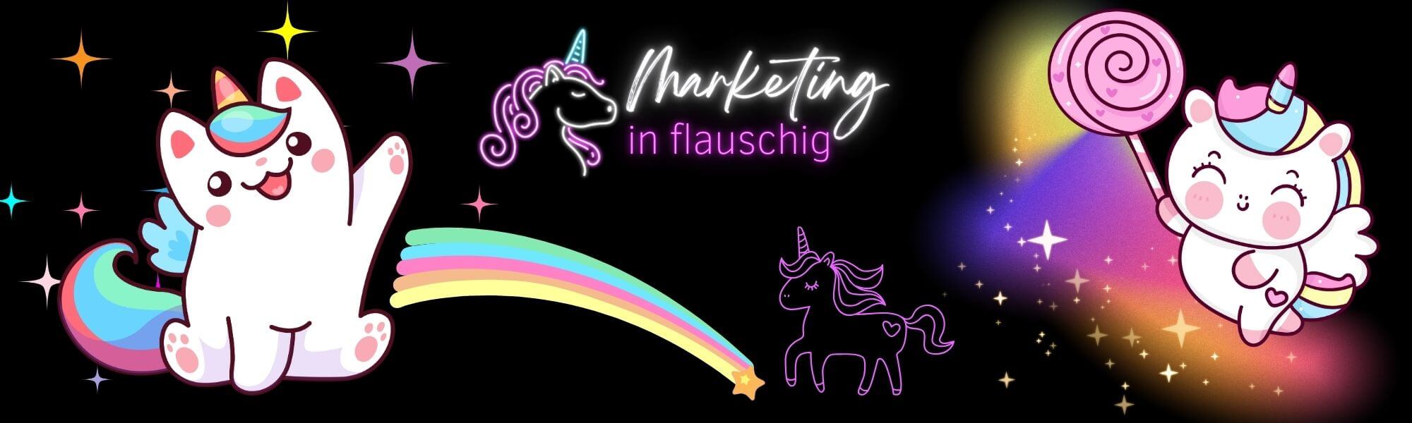 Marketin mit Einhörnern. by Platti Lorenz