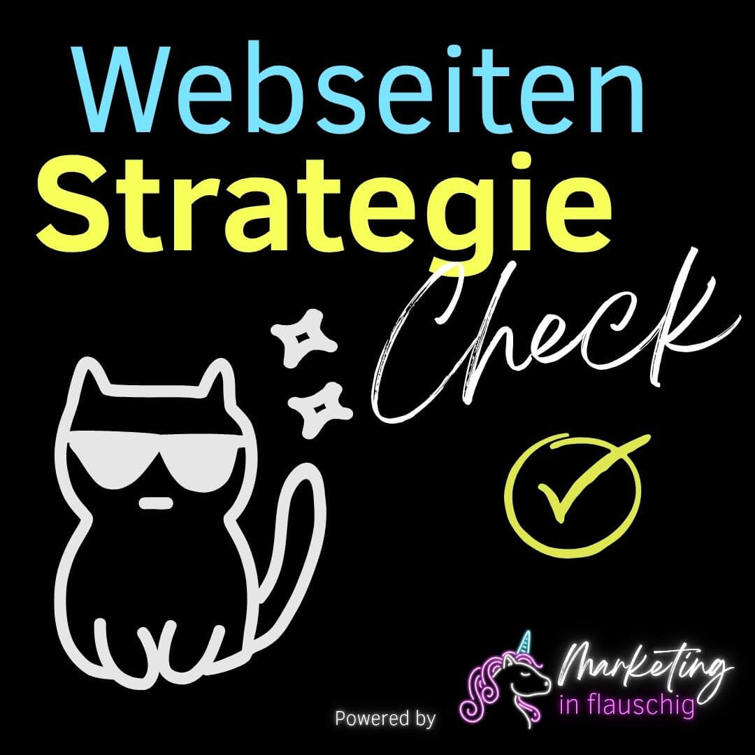 Webseiten Strategie Check für  Marketing ohne Social Media