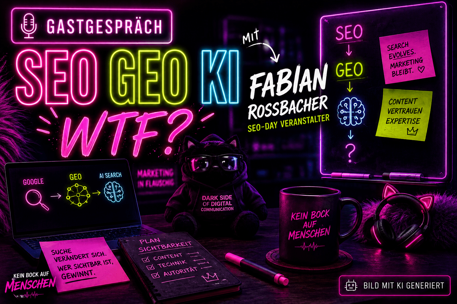 SEO, GEO, KI, WTF?* mit SEO-Day Veranstalter Fabian Rossbacher