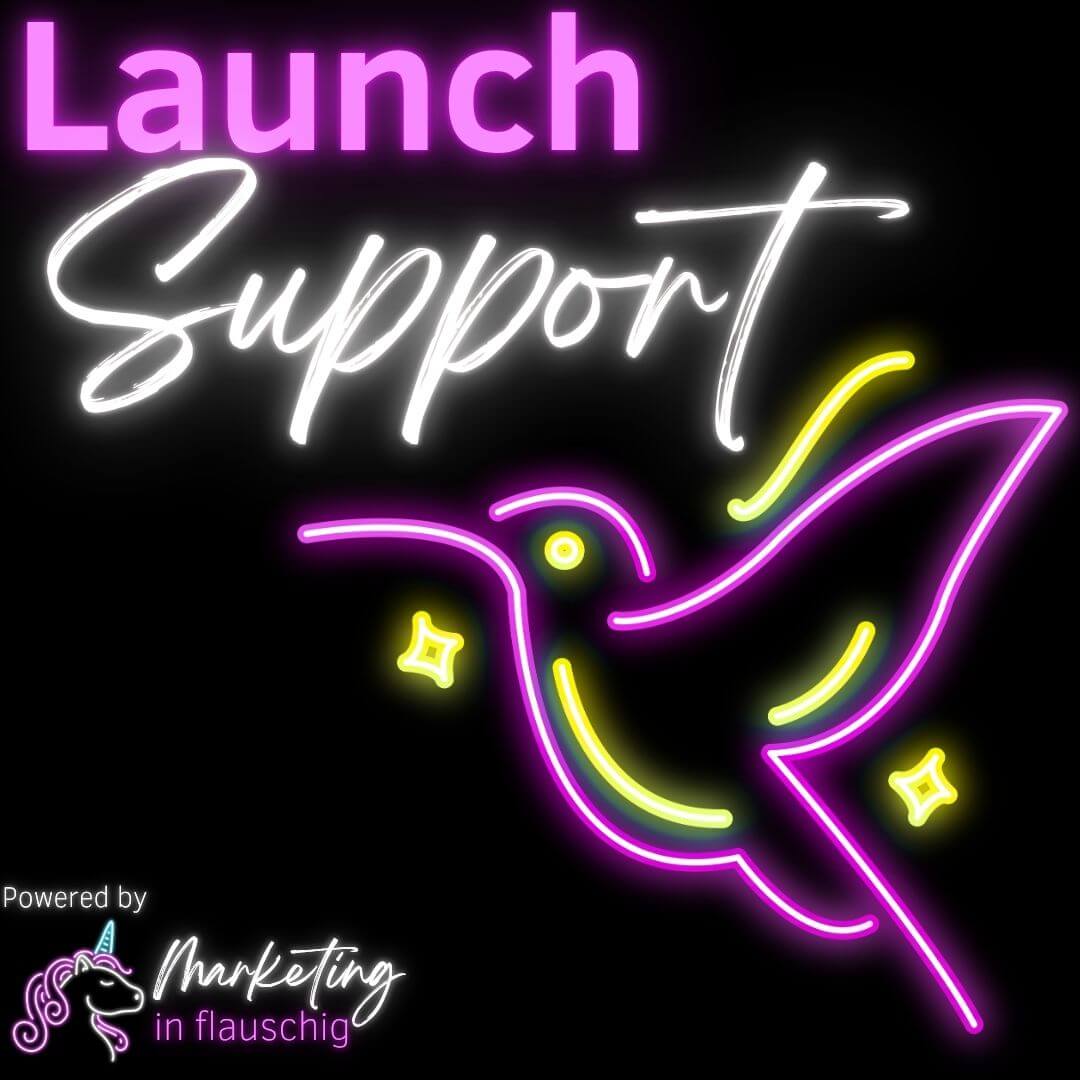Launch Support | Marketing in flauschig. By Platti Lorenz