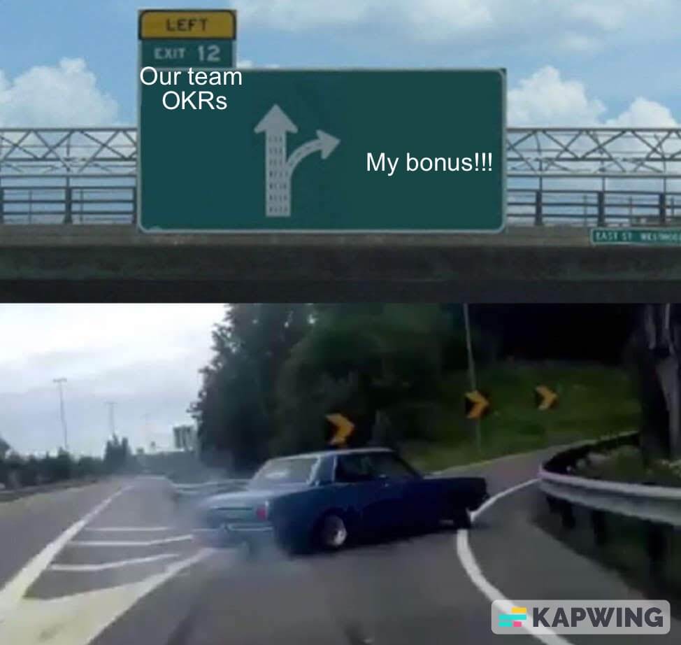 OKRs vs. bonus