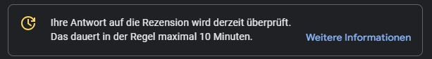 Google ueberprueft Antworten auf Bewertungen