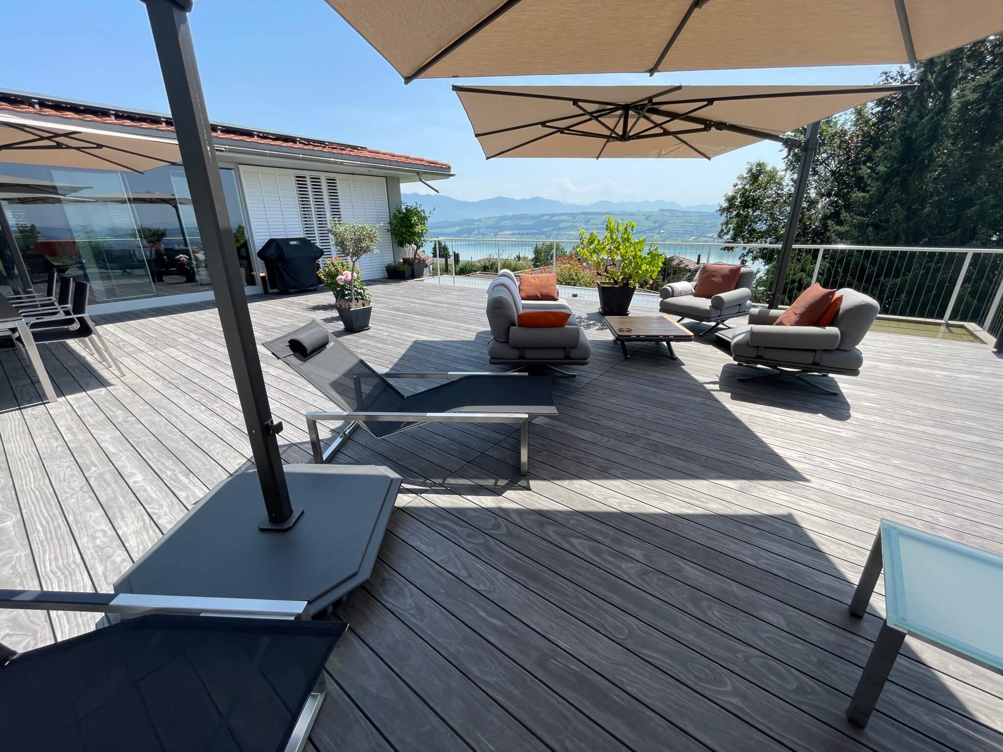 Terrassen Holzboden Nachteile Vergrauung Accoya Color Grey