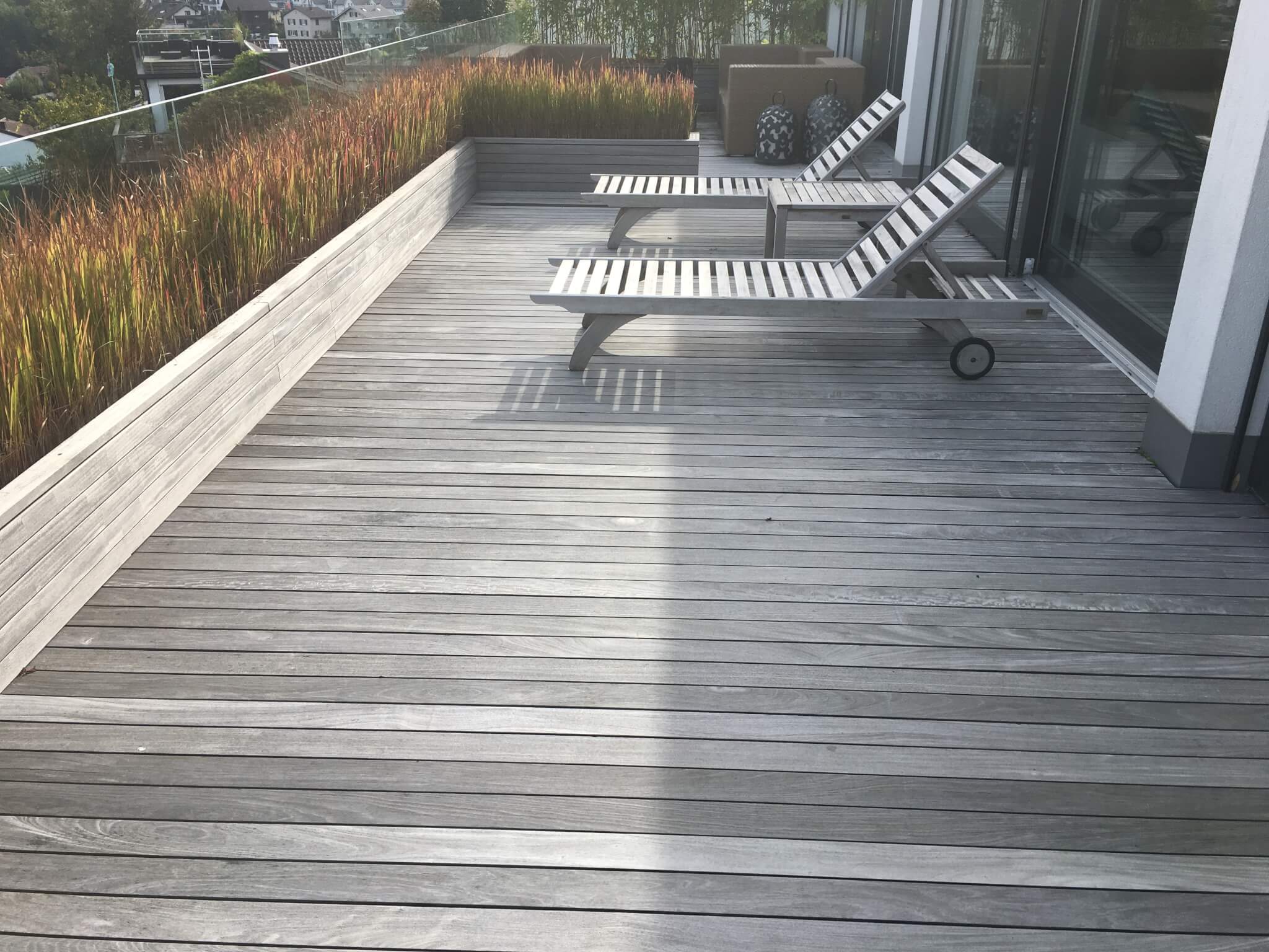 Terrassen Holzboden Nachteile Vergrauung