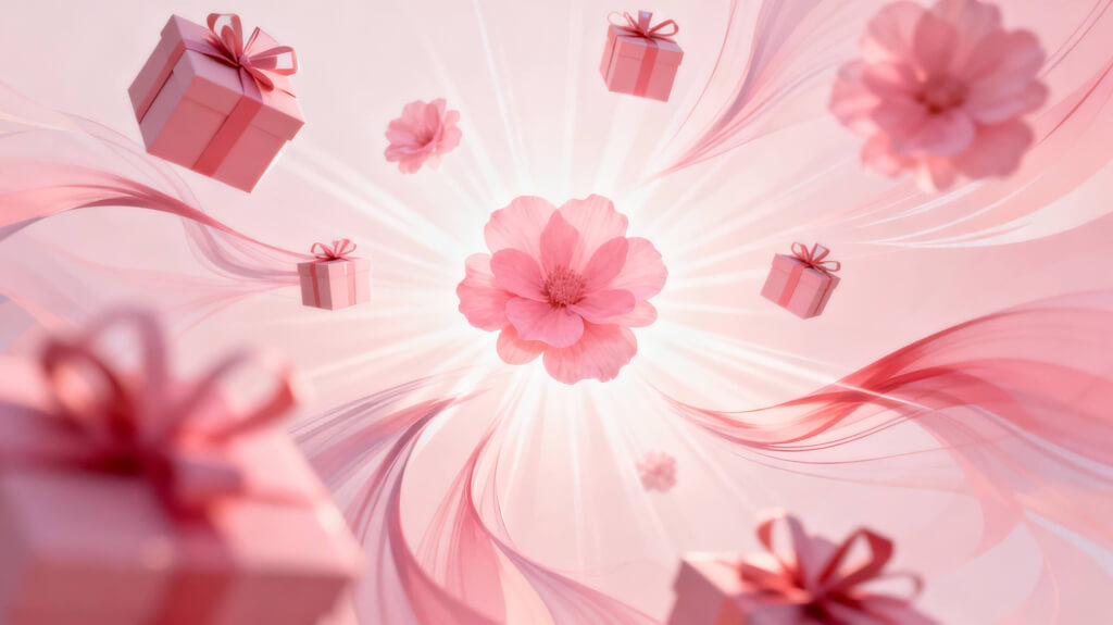 Blogbeitrag Geschenke Lichtwohnen rosa Geschenke 2025