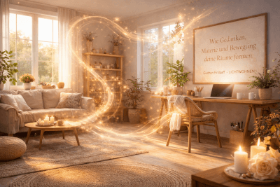 Bewusstsein und Raumenergie: Gedanken formen deine Wohnung