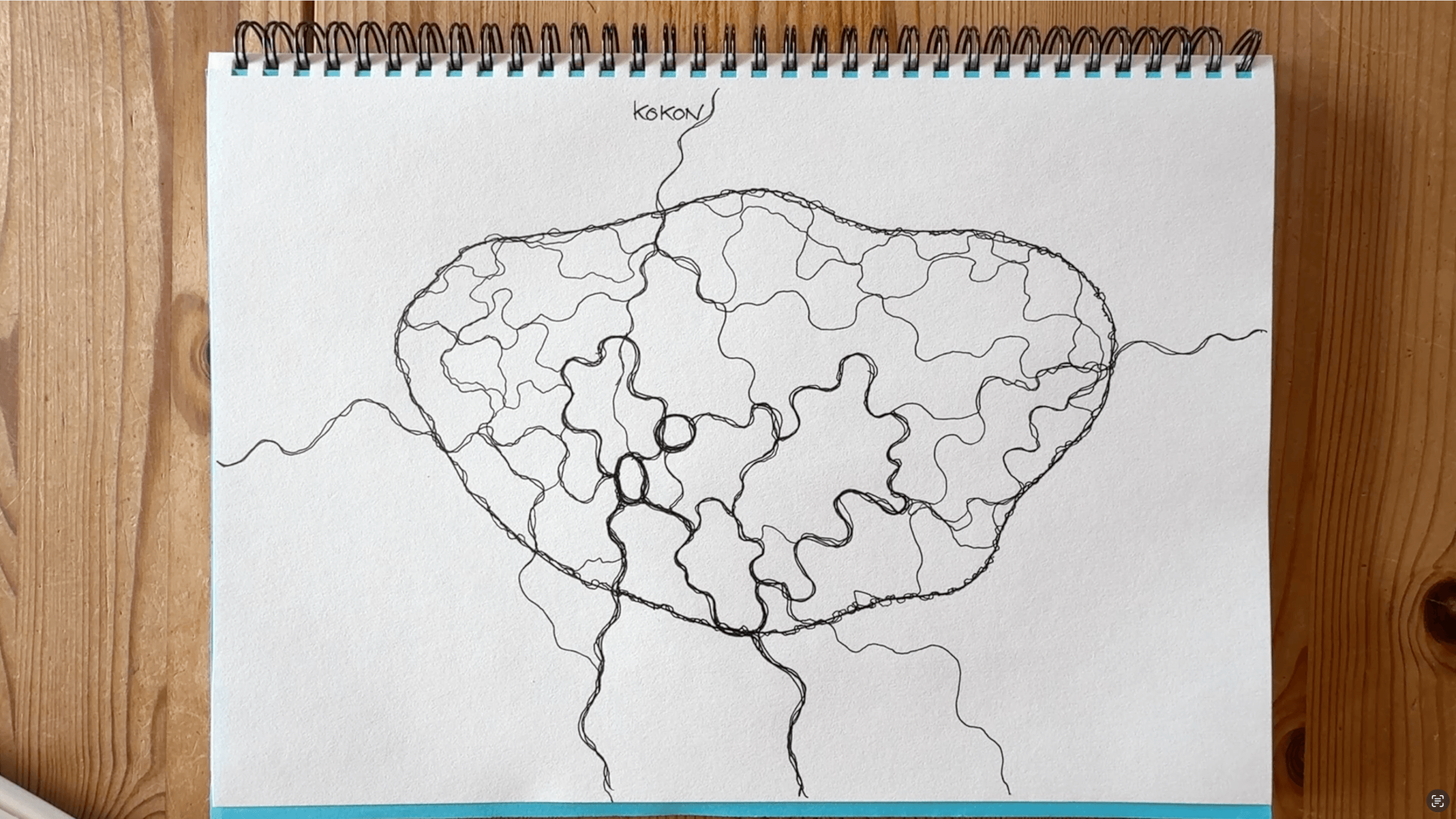 Kokon NeuroGraphik Hintergrund