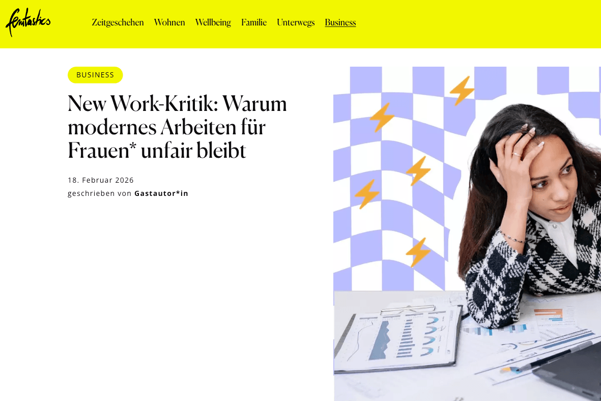 Artikel von Friederike Müller-Friemauth zu Arbeit, Führung und Zukunft der Organisation