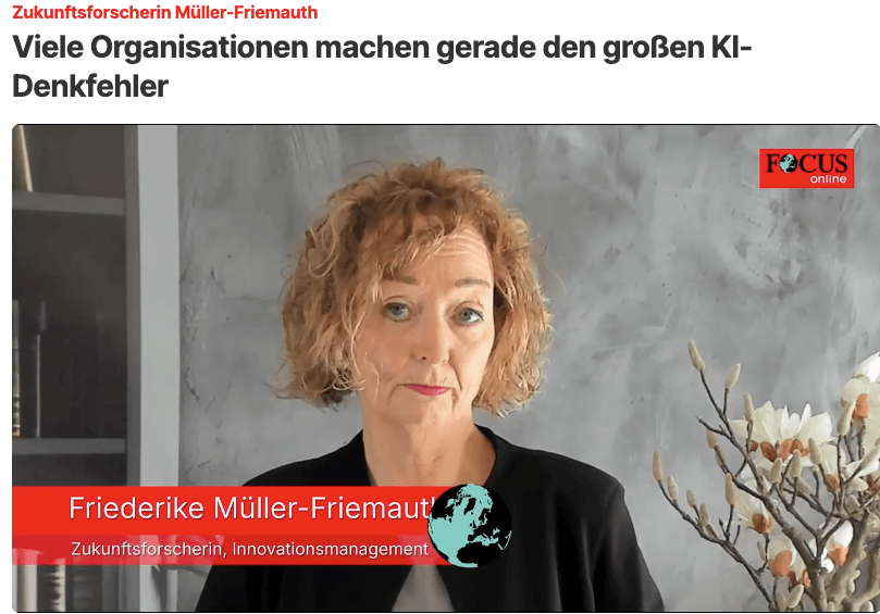Artikel von Friederike Müller-Friemauth zu Arbeit, Führung und Zukunft der Organisation