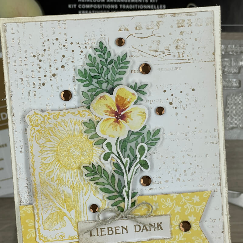 kreativset vintage gruesse von stampin up karte 1 oben