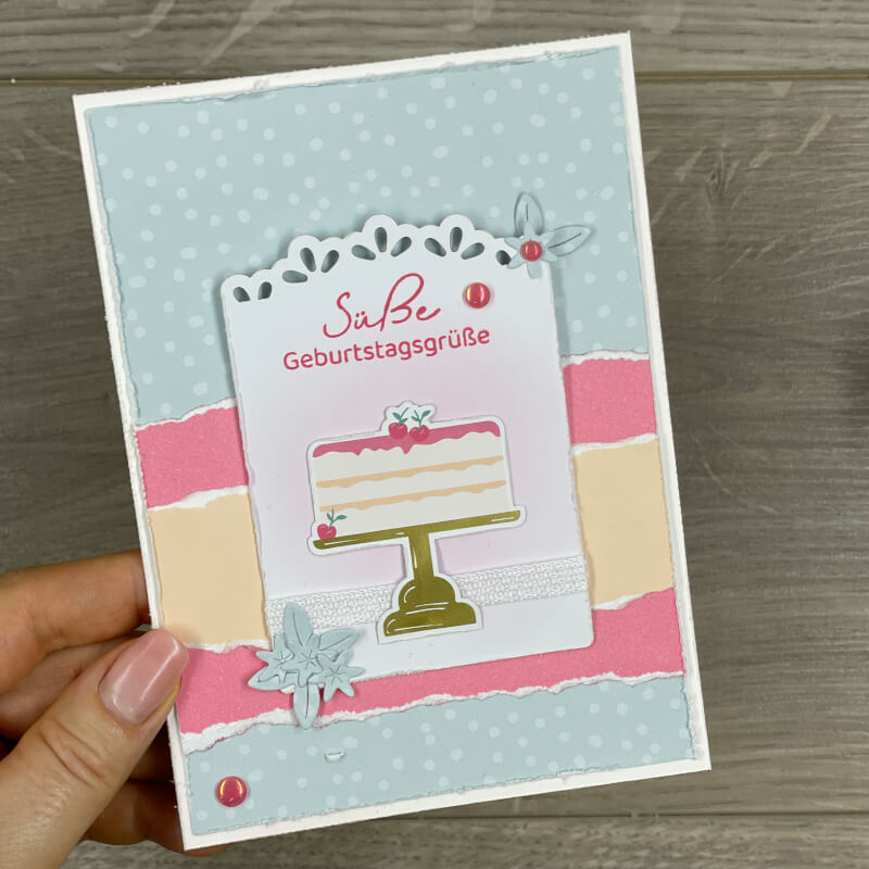 geburtstagskarten gestalten stampin up kreativset suesser geburtstag karte 2