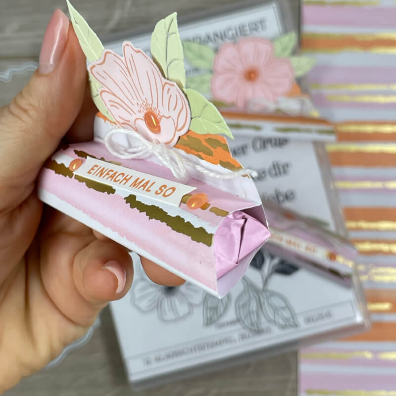 schokoriegel als dankeschoen anleitung mystampart stampin up selber basteln