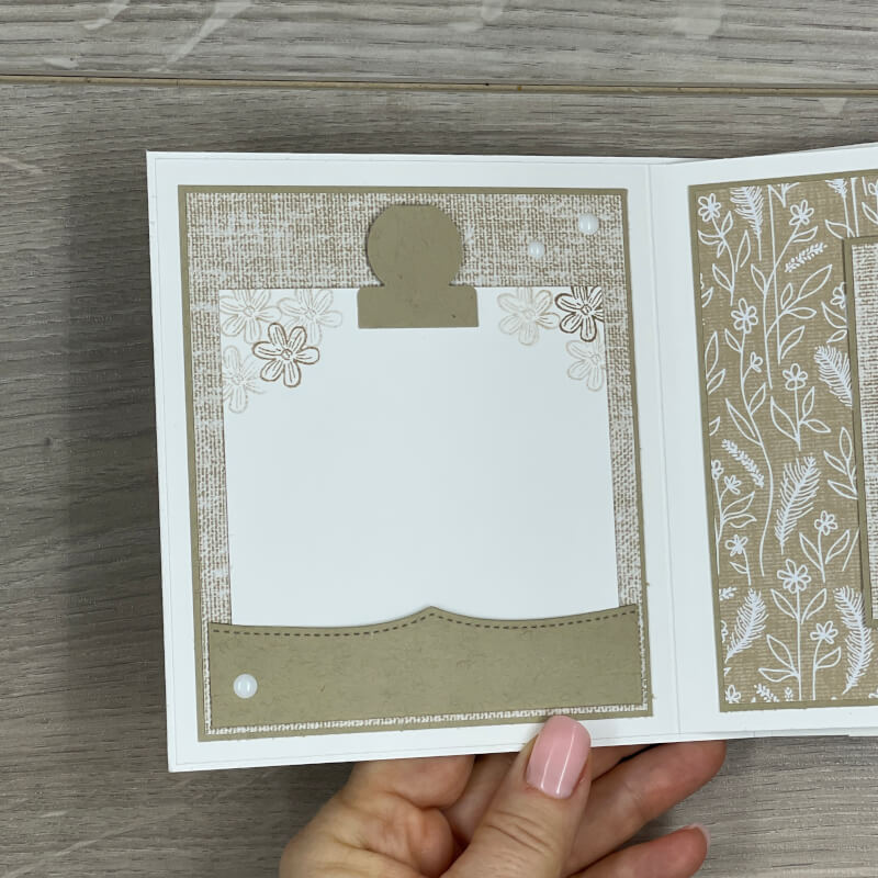 fruehlingsszenen stampin up interaktive karte innen