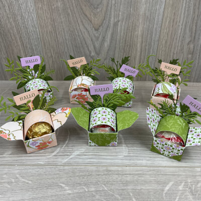 Goodie für Gäste mit floraler Deko