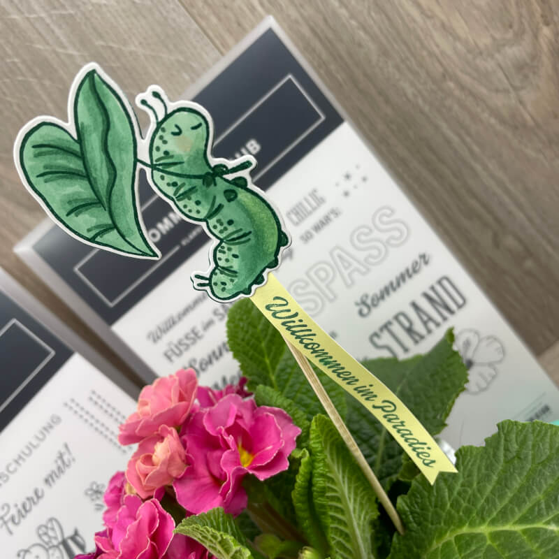 suesse kaefer stampin up Produktpaket mystampart handmade blumenstecker