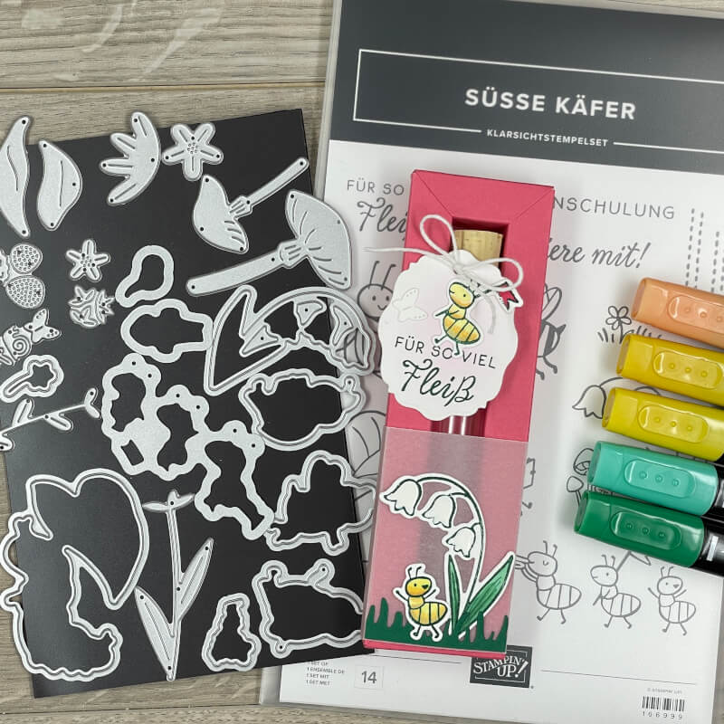 suesse kaefer stampin up geschenkbox mit roehrchen cottbus mystampart