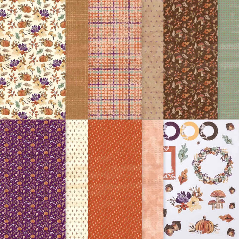Besonderes Designerpapier Bunte Herbstzeit, Pracht - Stampin’ Up! Exklusiv Online September 2026