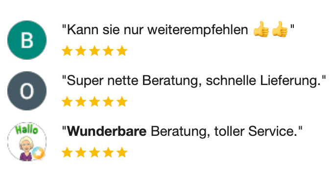 Screenshot aus dem Bewertungsportal