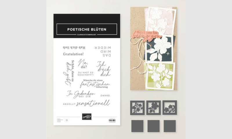 Produktpaket Poetische Blüten - Stampin’ Up! Exklusiv Online September 2026
