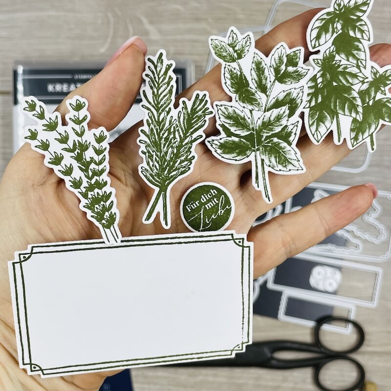 Produktpaket Kreative Kräuter, Stanzteile