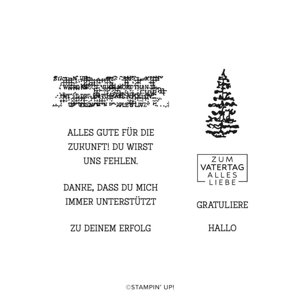 Kreativset Malerische Landschaften - Klarsichtstempelset
