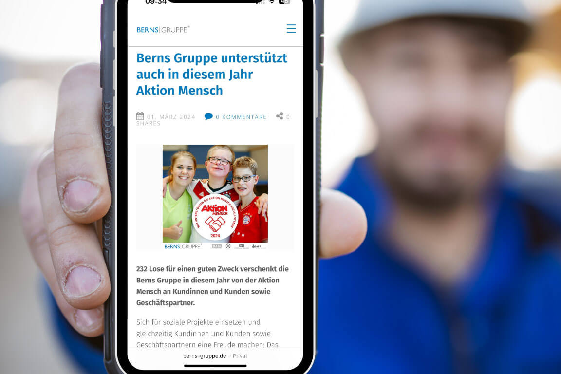 Unsere Herzensangelegenheiten: Berns Gruppe übernimmt gesellschaftliche Verantwortung