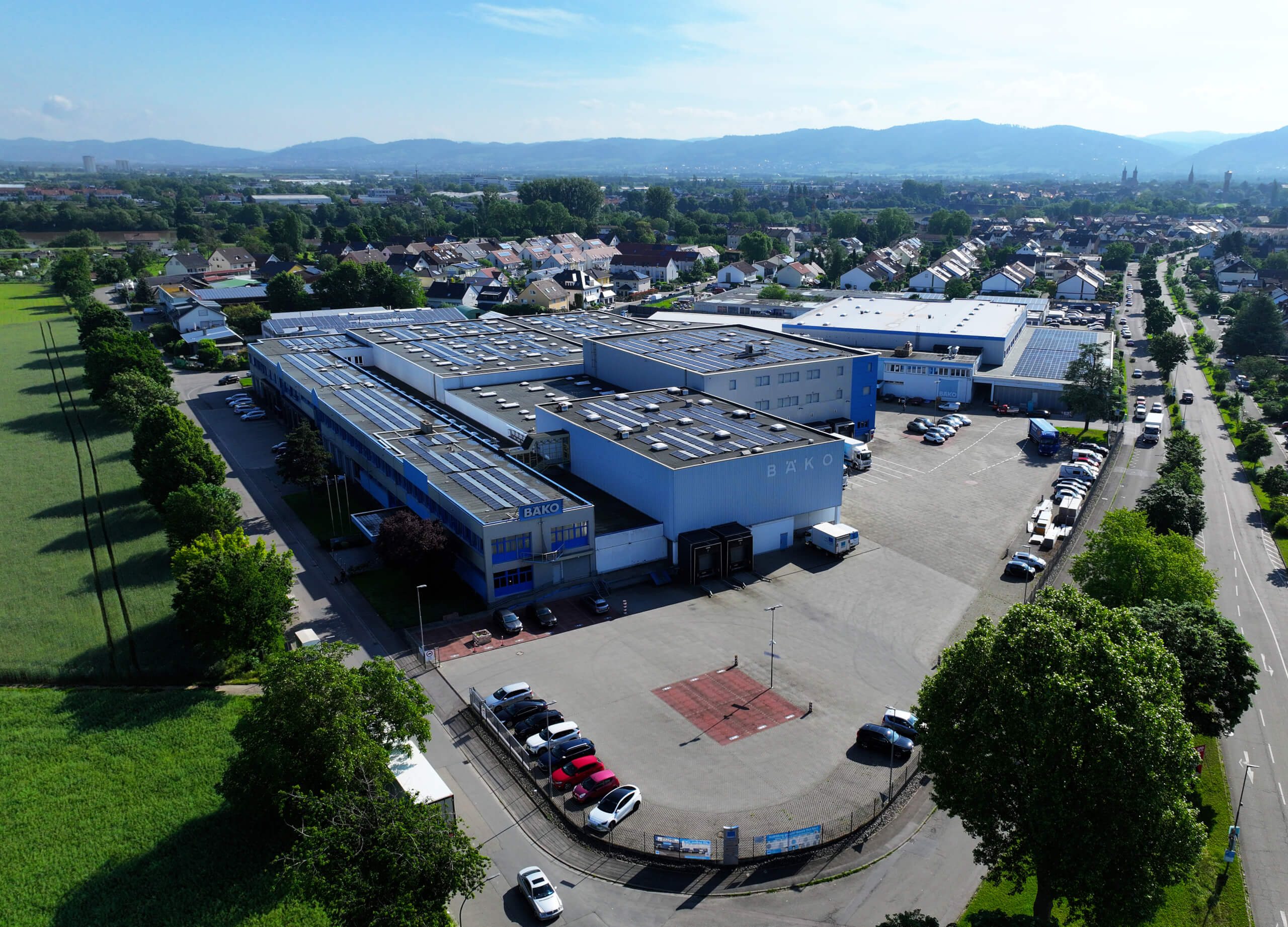 Bäko Süd-West eG Standort und Ladeinfrastruktur für die elektrische Kühllogistik-Flotte