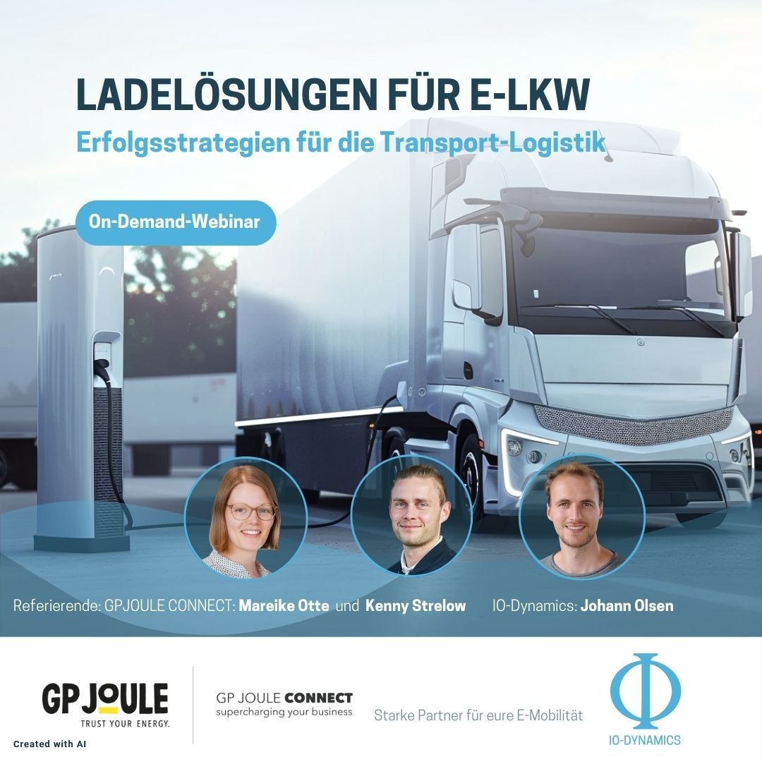 Webinar-Ladelösungen für E-Lkws: Erfolgsstrategien für die Transport-Logistik