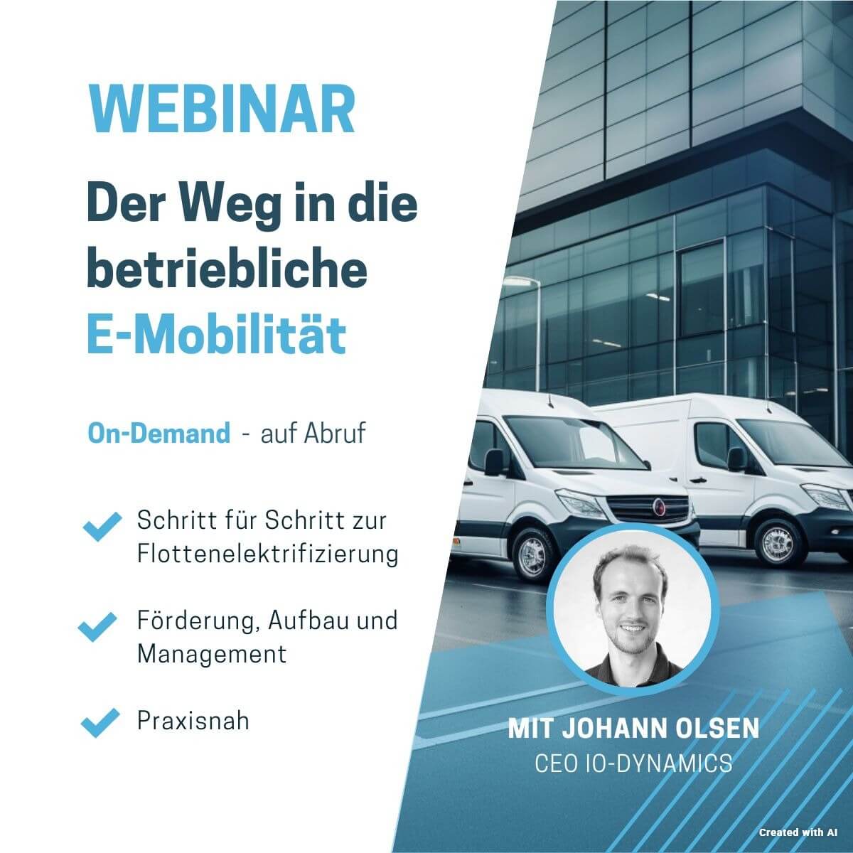 Webinar: Der Weg in die betriebliche E-Mobilität