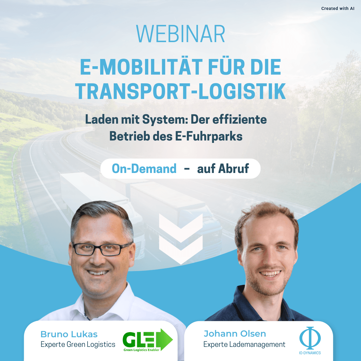 Webinar- E-Mobilität für die Transport-Logistik Laden mit System