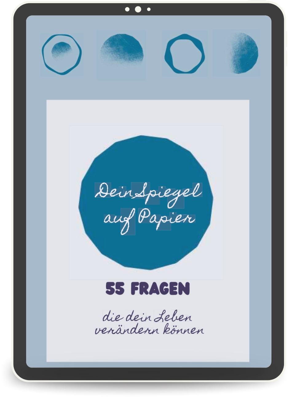 Sinnguide Spiegel auf Papier