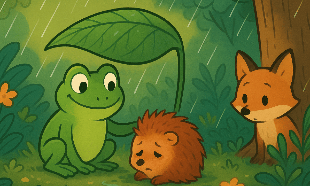 Fritz, der kleine Frosch & das große Gewitter