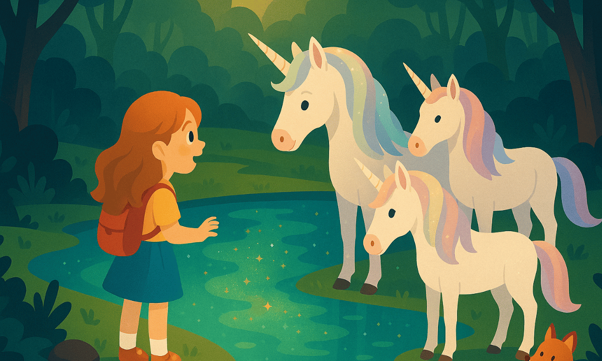 Lina & der glitzernde Einhornsee