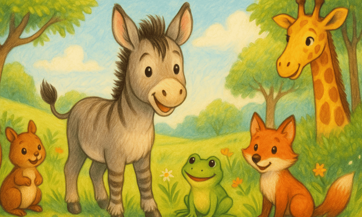 Zotti, das kleine Zesel – Halb Zebra, halb Esel, ganz besonders
