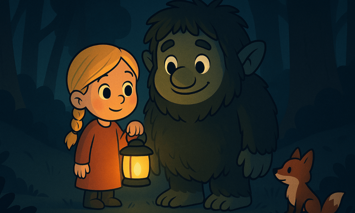 Der kleine Troll mit der Laterne