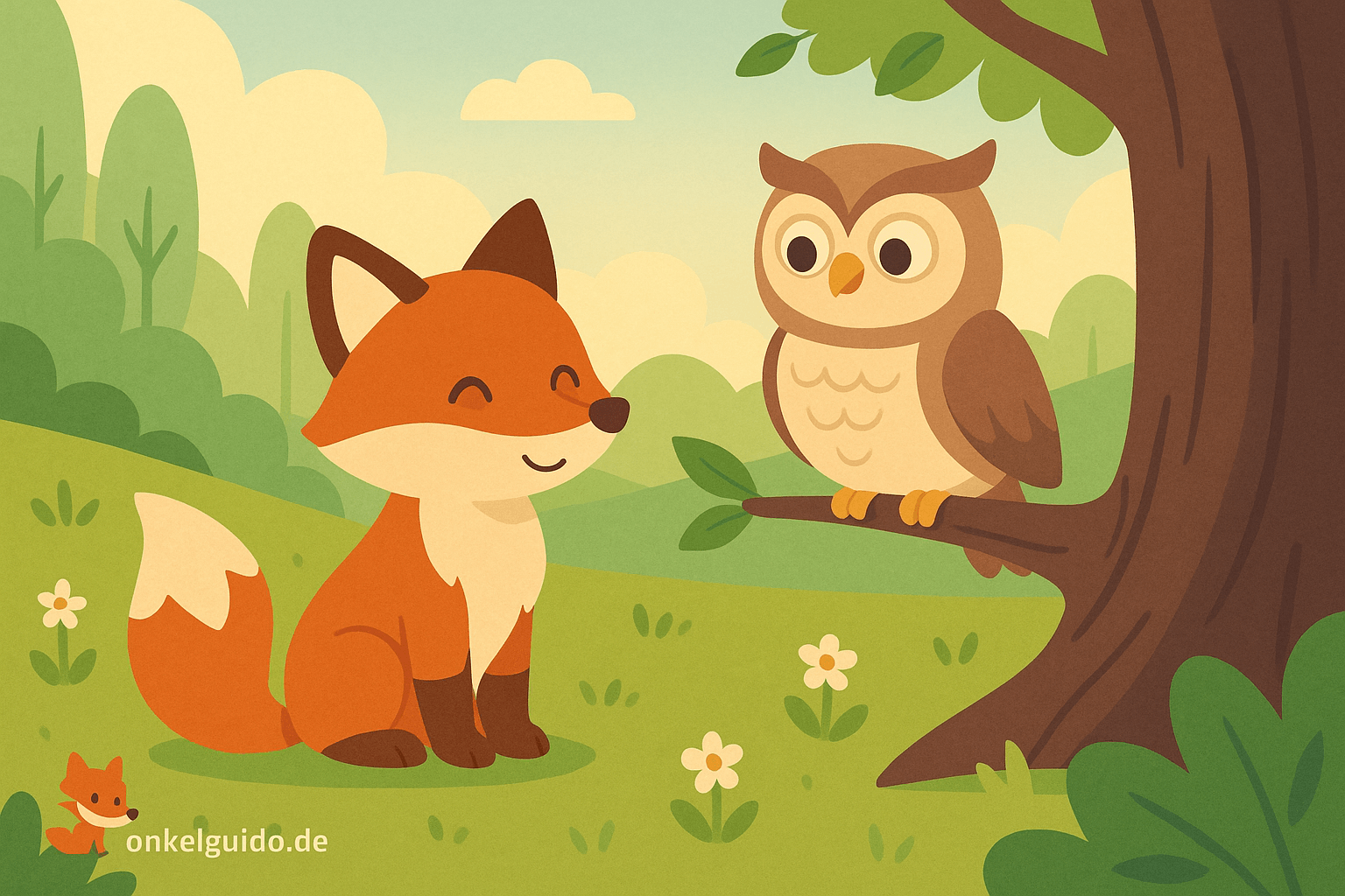 Der kleine Fuchs & die kluge Eule Aurelia