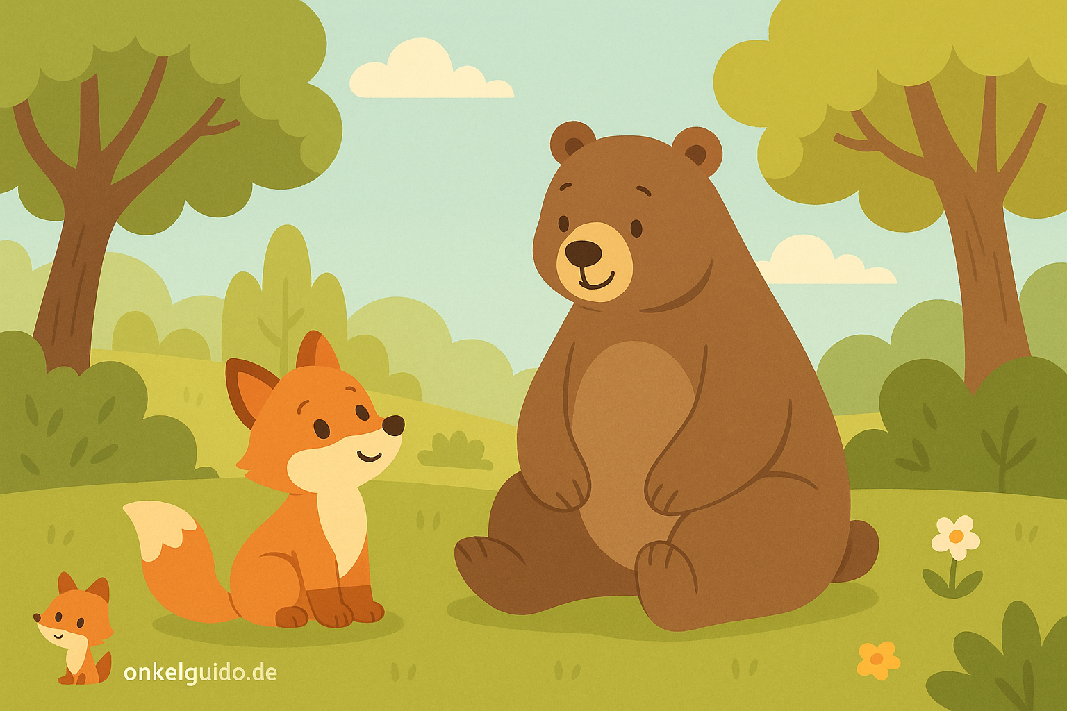 Der kleine Fuchs & der starke Bär Bruno
