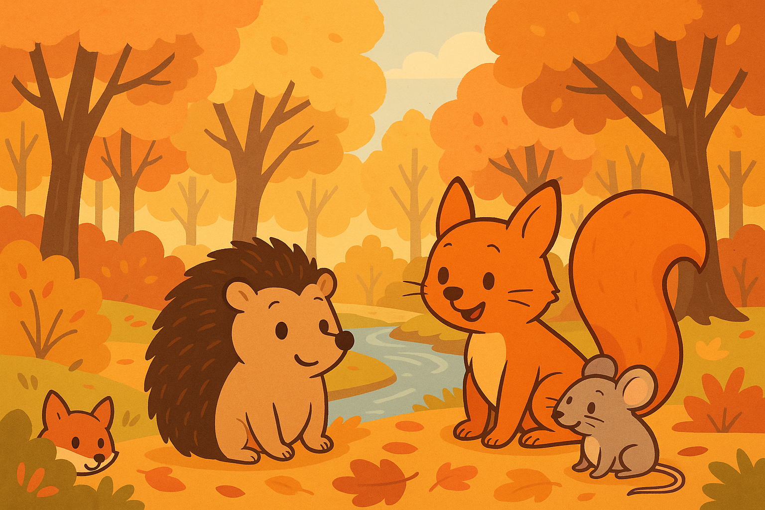 Der kleine Igel Moritz & die neuen Herbstfreunde